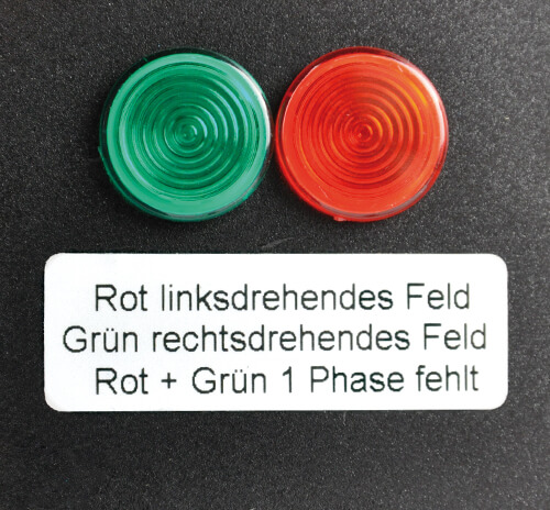 In 5 Signalfarben erhältlich