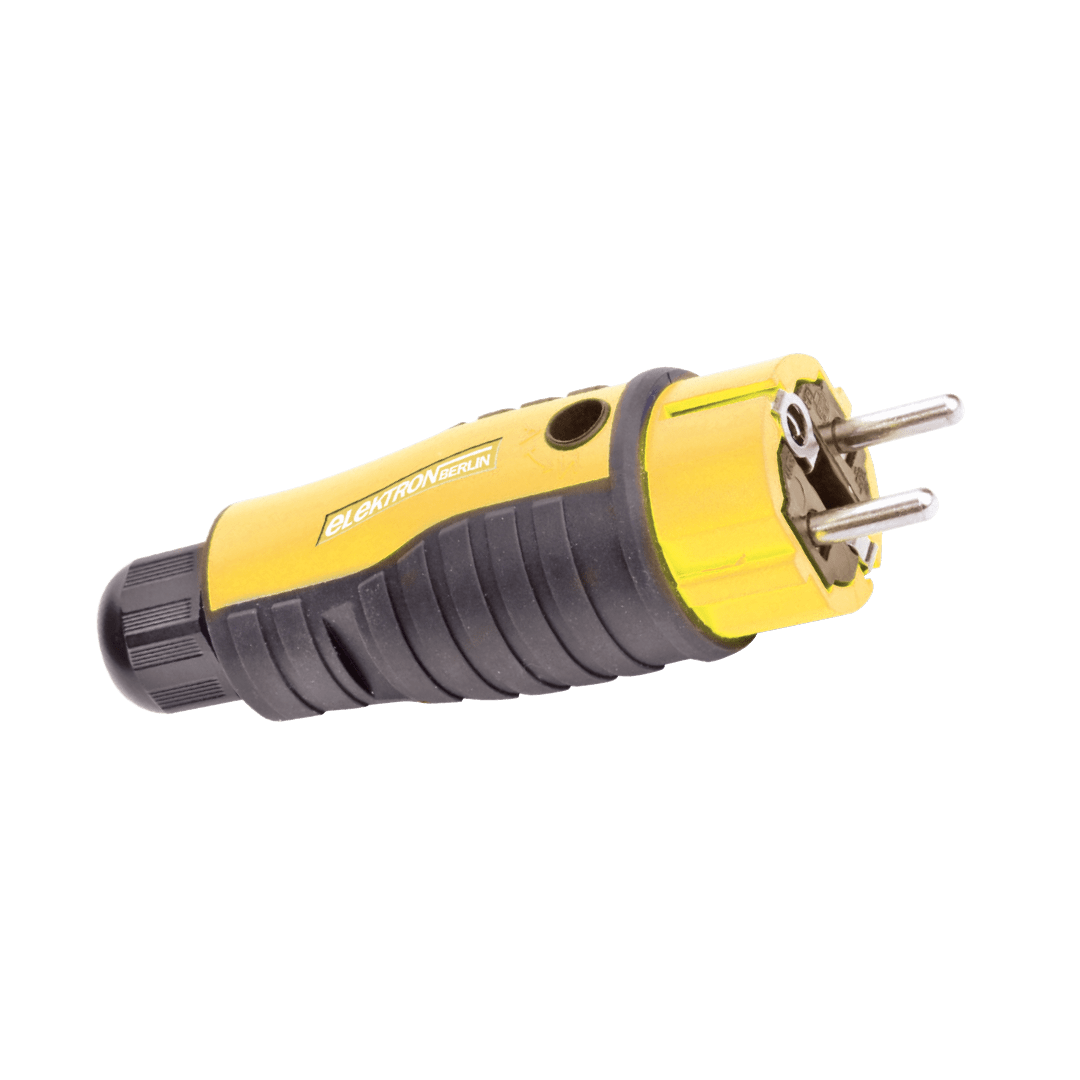 ELPOL®-Schutzkontaktstecker gelb