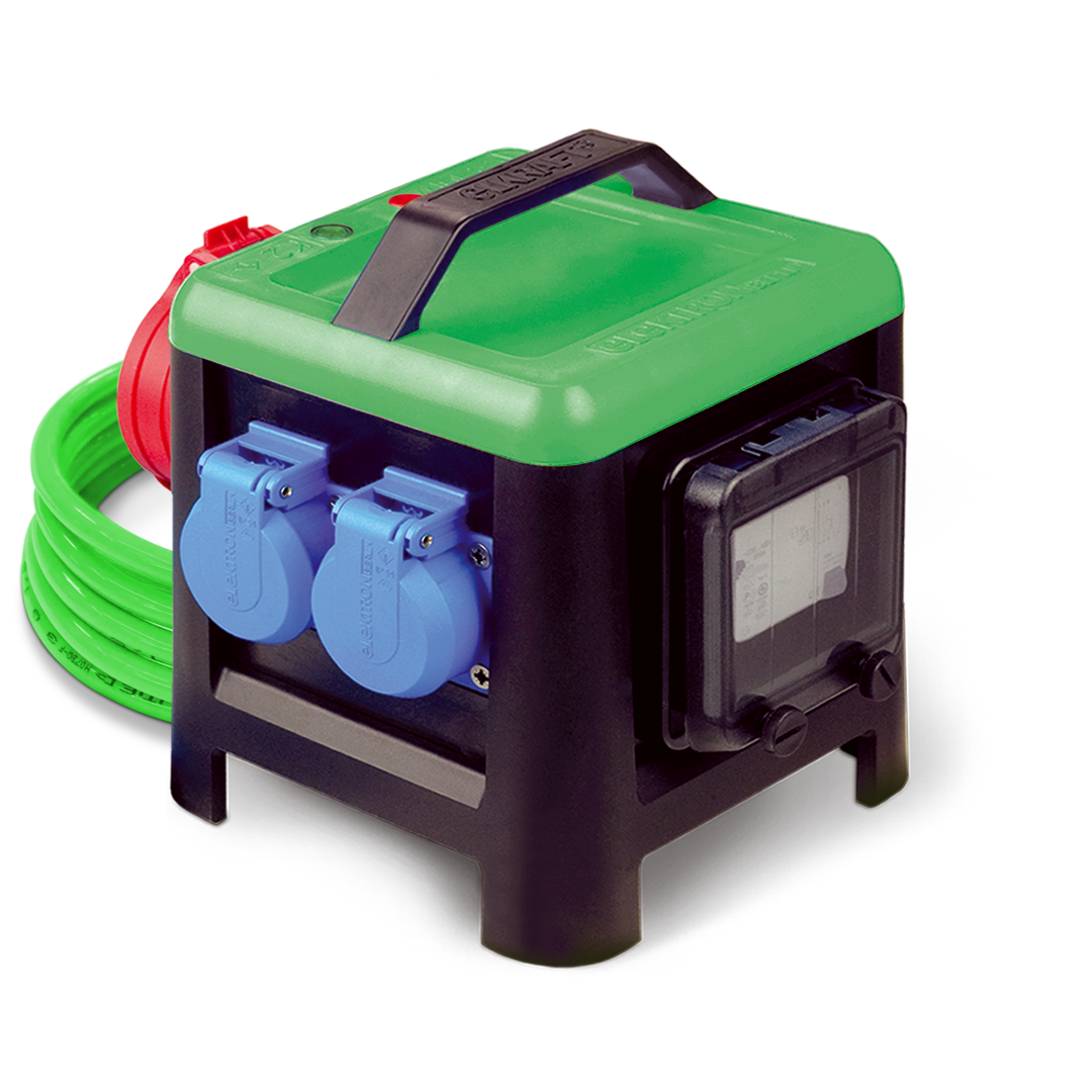 ELKRAFT®-MINI-Verteiler grün