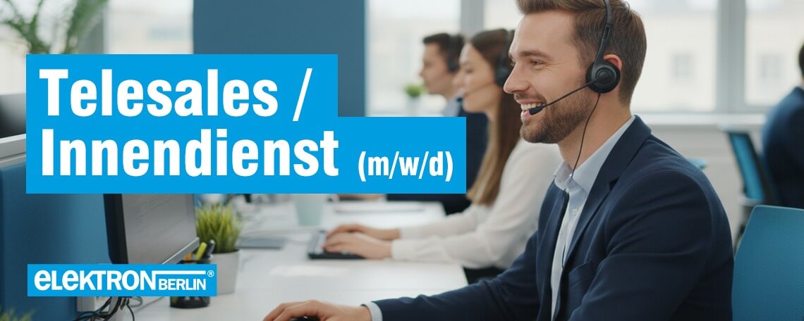 Vertriebsmitarbeiter (m/w/d) Telesales / Innendienst – bundesweit